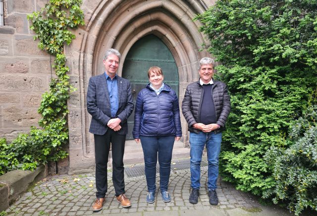 AGES Vorstand: Vorsitzende Mark Meinhard, Schatzmeisterin Susanne Raab und Stellv. Vorsitzende Steffen Jung,